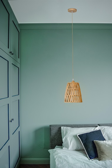 Lúminaria Pendente Rattan de Palha Nova Guine Detalhes